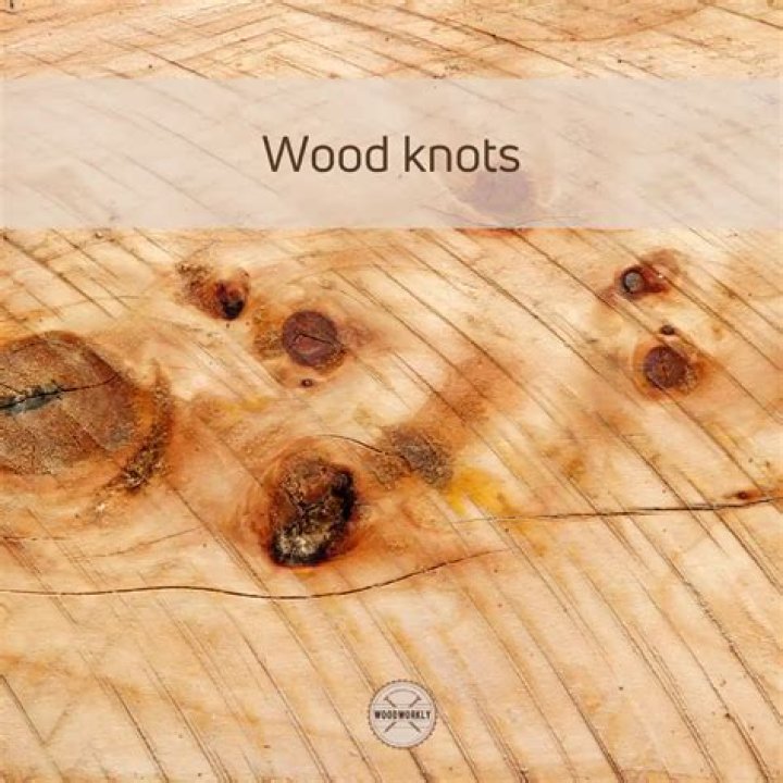 How do you hide knots in pine wood?