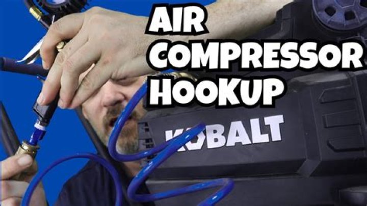 How do you hook up an air compressor to a sprinkler system?