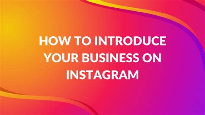 How do you introduce items on Instagram?