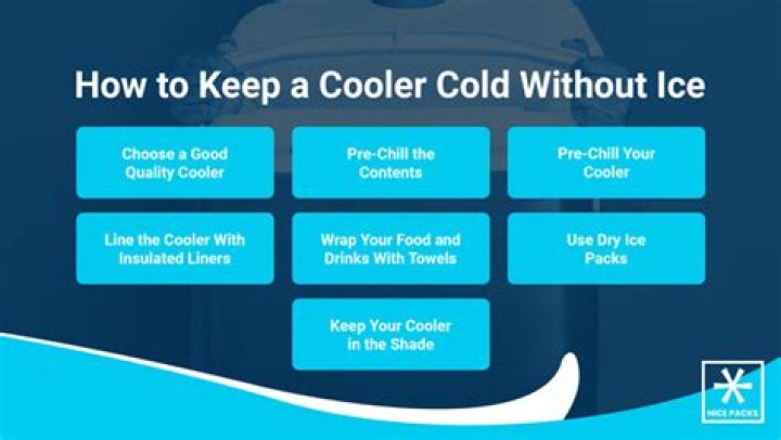 How do you keep a cooler cold without ice?