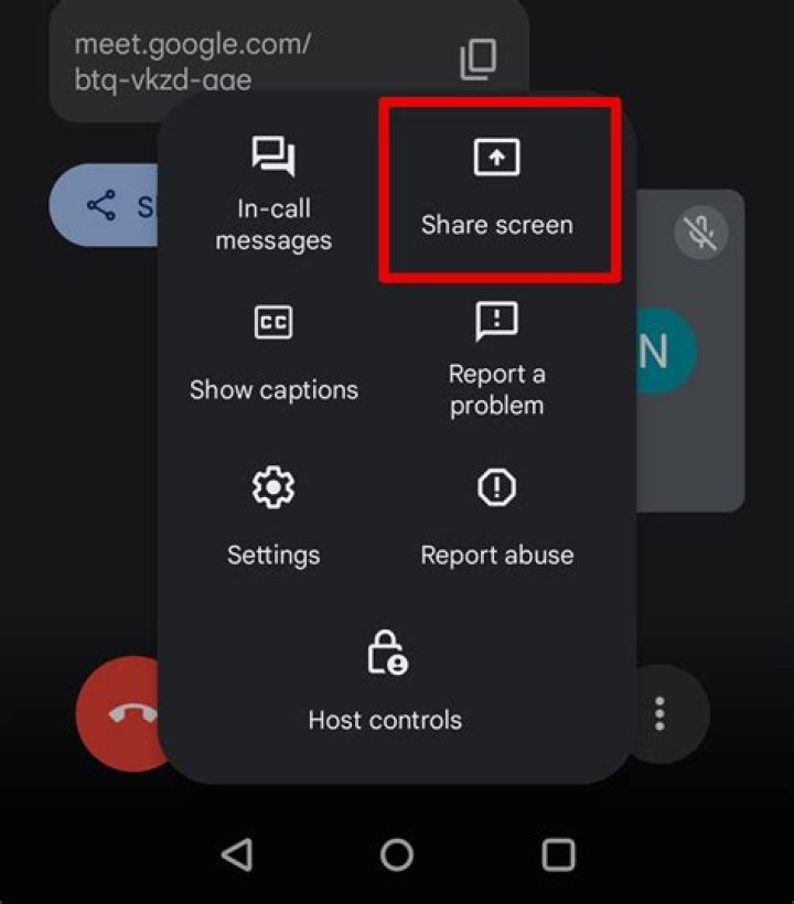 How do you know if your screen is being shared?