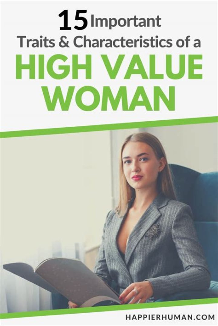 How do you know if you're a high value woman?