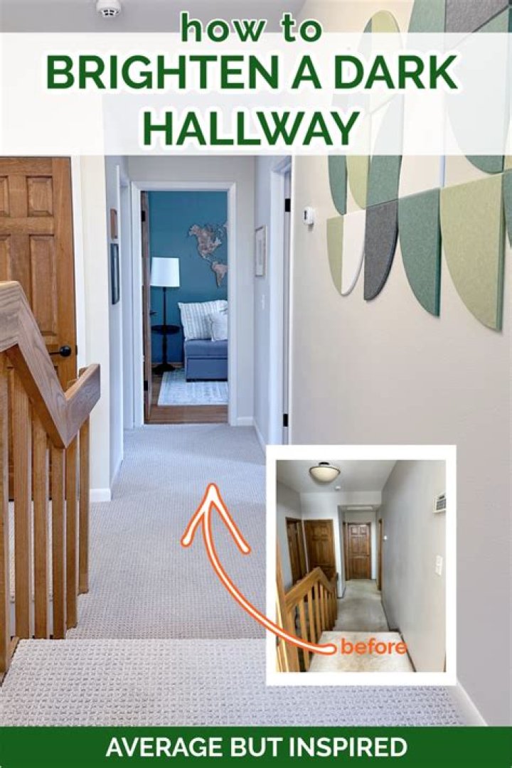 How do you lighten an entryway?
