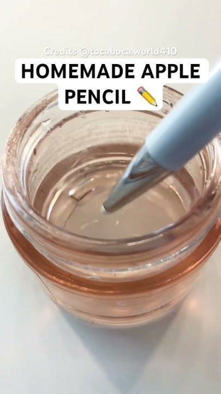 How do you make a homemade Apple Pencil?