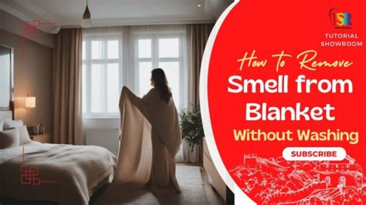 How do you make blankets smell good without washing them?