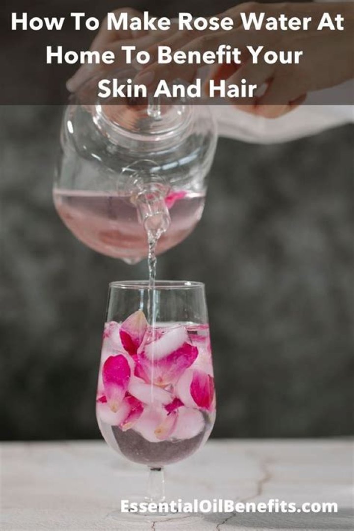 How do you make natural rose water?
