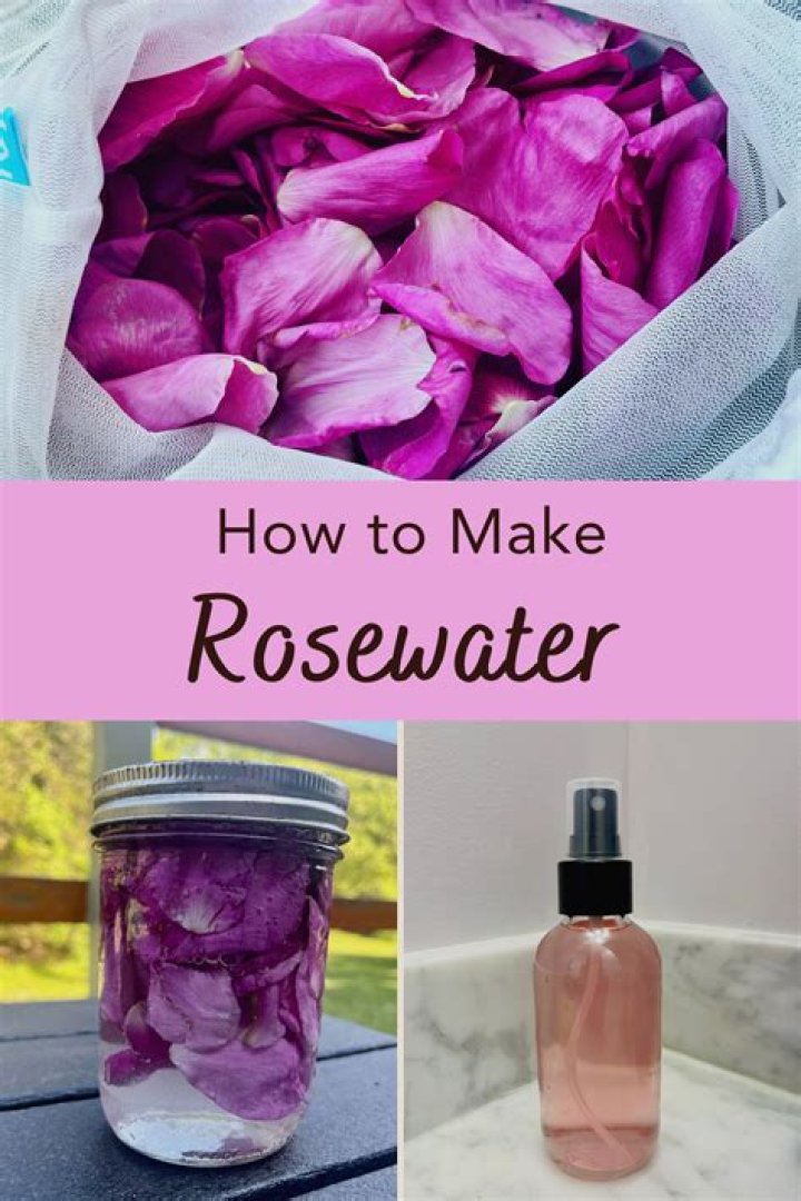 How do you make rosewater toner?