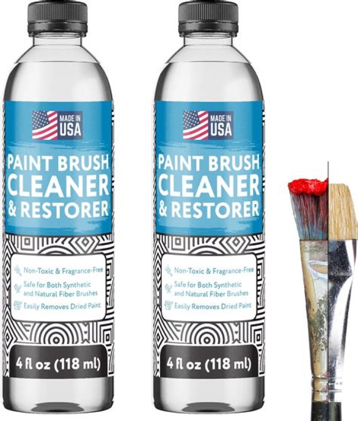 How do you make your own paint brush cleaner?