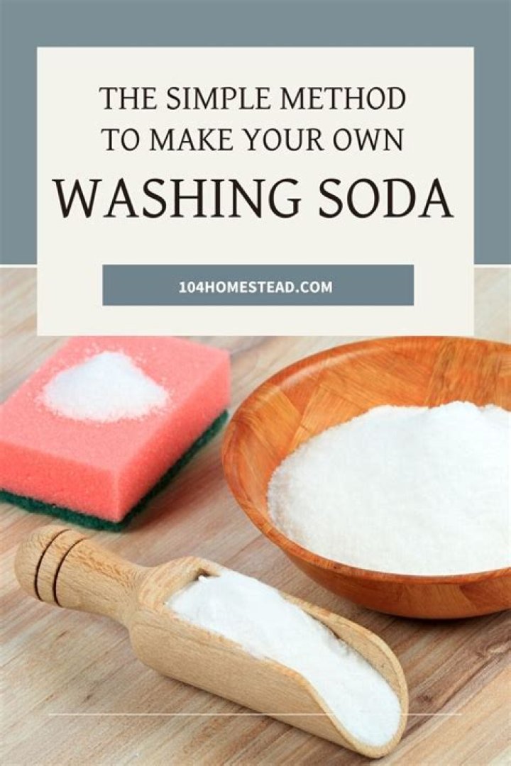 How do you make your own washing soda?