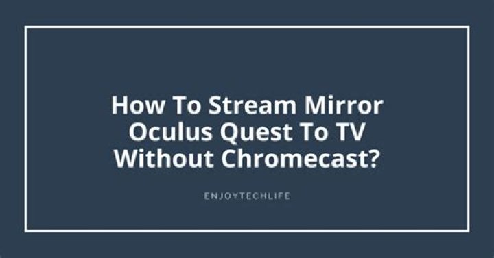 How do you mirror without Chromecast?