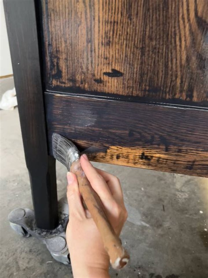 How do you paint furniture that has been waxed?