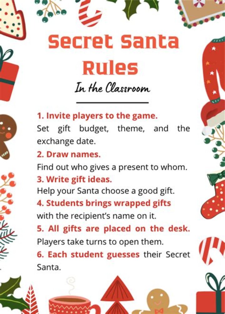How do you play Secret Santa?