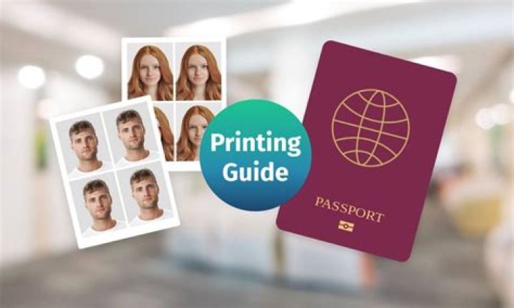 How do you print passport photos with photo paper?
