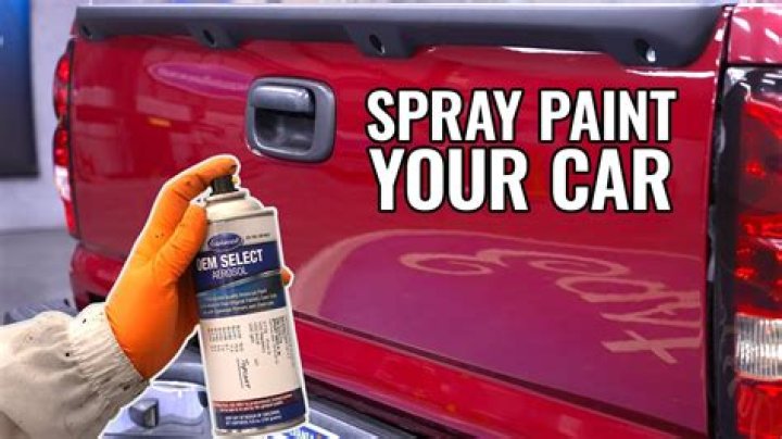 How do you properly spray paint?