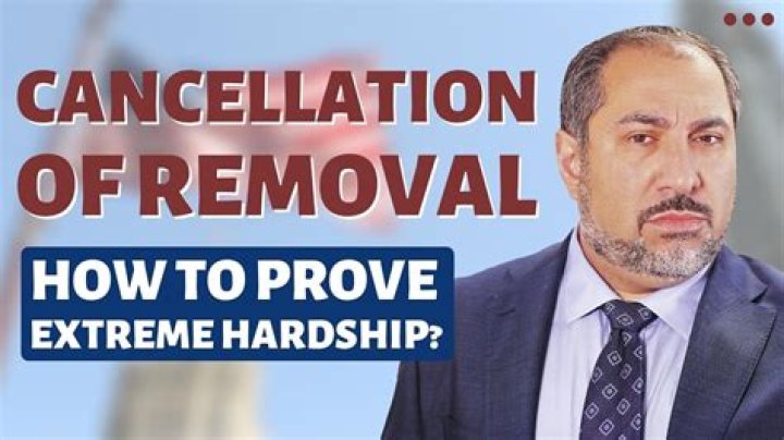 How do you prove extreme hardship?