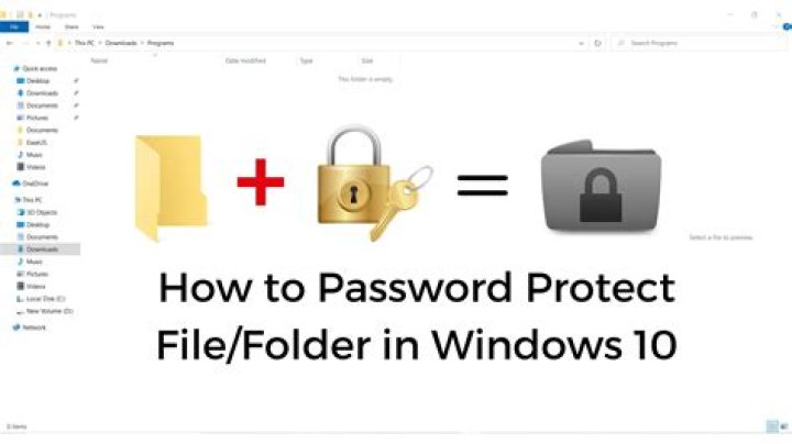 How do you put a password on a file?
