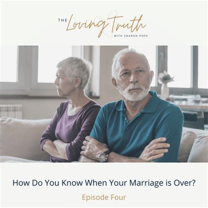 How do you really know your marriage is over?