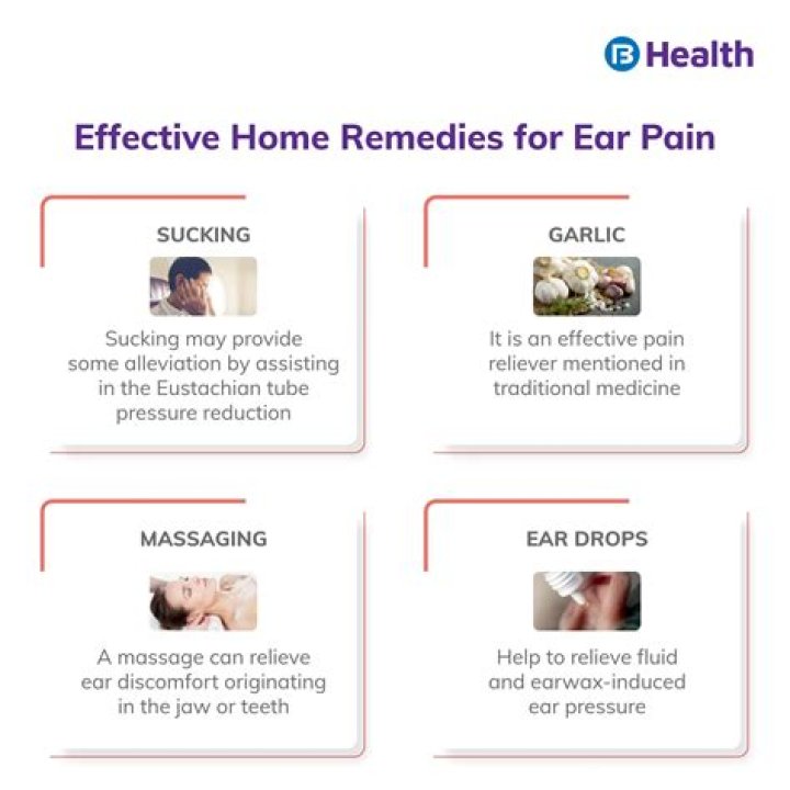 How do you relieve ear pain?