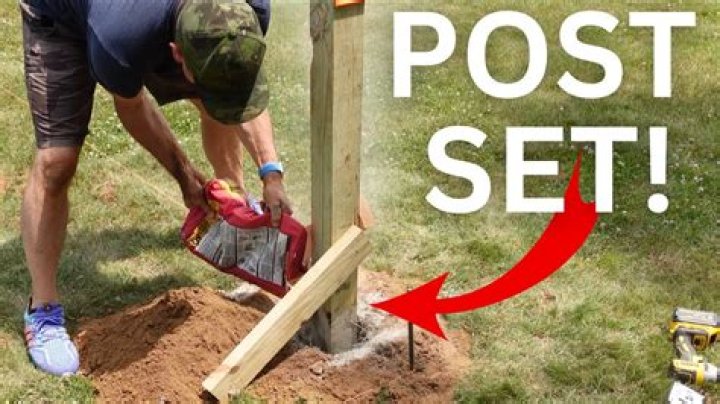 How do you replace a fence post without removing concrete?