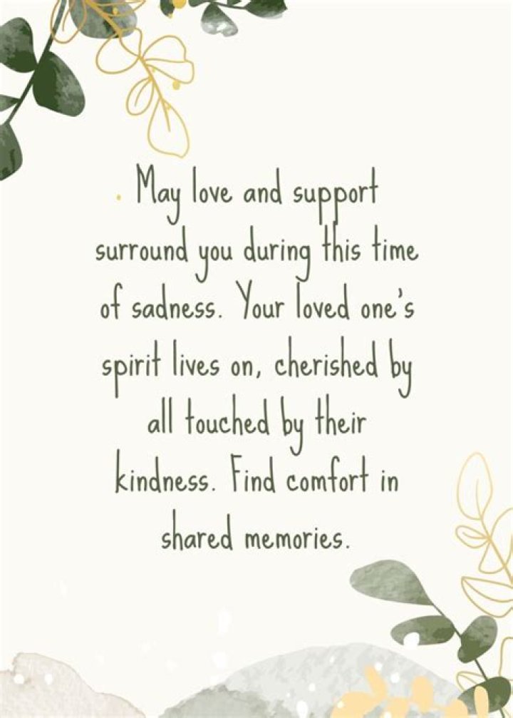 How do you say condolences in Christianity?