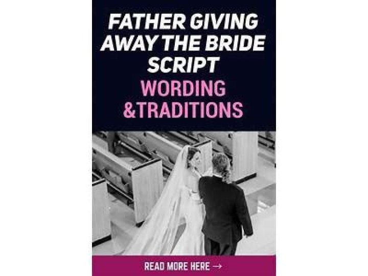 How do you say who gives the bride?