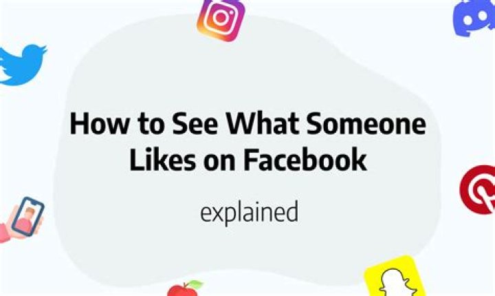 How do you see what photos someone likes on Facebook?