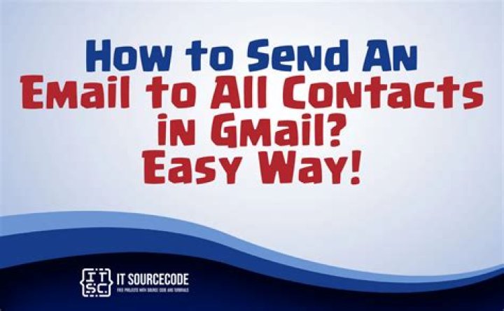 How do you send an email to all Contacts?
