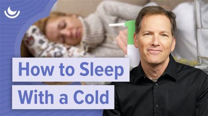 How do you sleep when it's too cold?