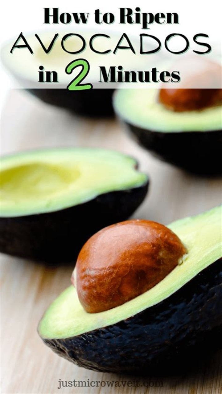 How do you soften avocados quickly?
