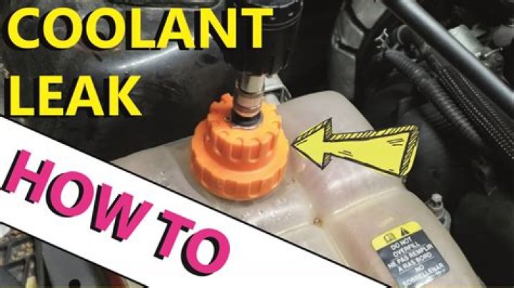 How do you stop a coolant leak?