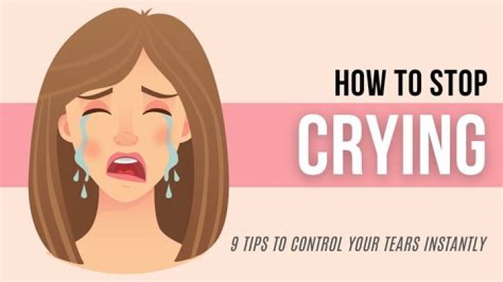 How do you stop crying when yelling at you?