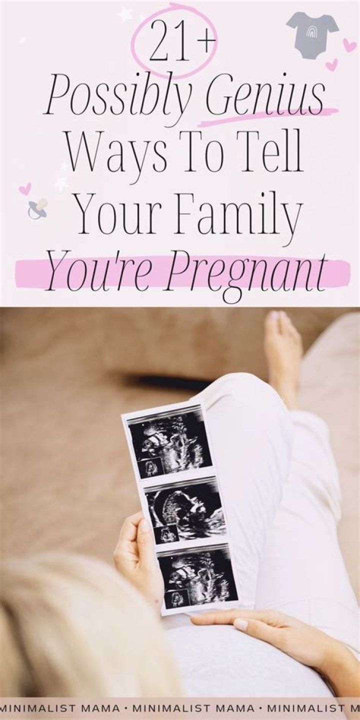How do you tell an older child you're pregnant?