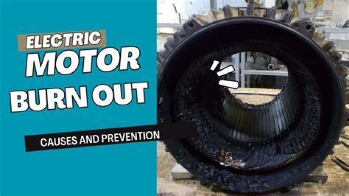 How do you tell if an electric motor is burned out?