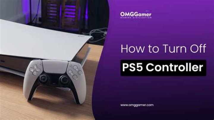 How do you turn off a PS5 without a controller?