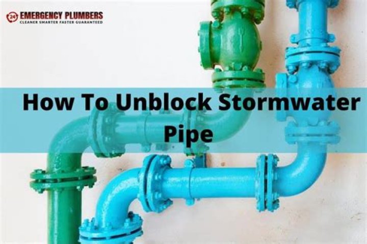 How do you unblock underground water pipes?