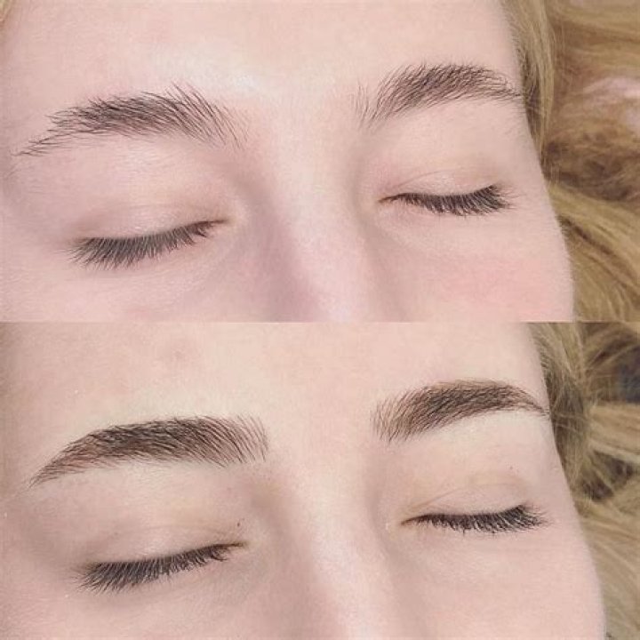 How do you wash your hair after Microblading eyebrows?