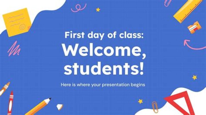 How do you welcome students in online classes?