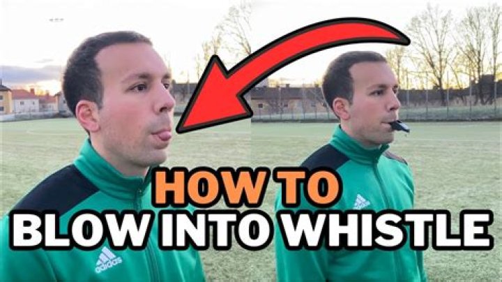 How do you whistle like a pro?