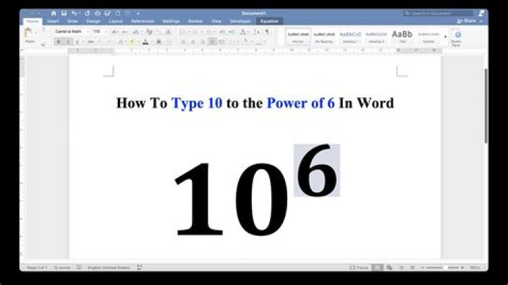 How do you write 10 to the 5th power?