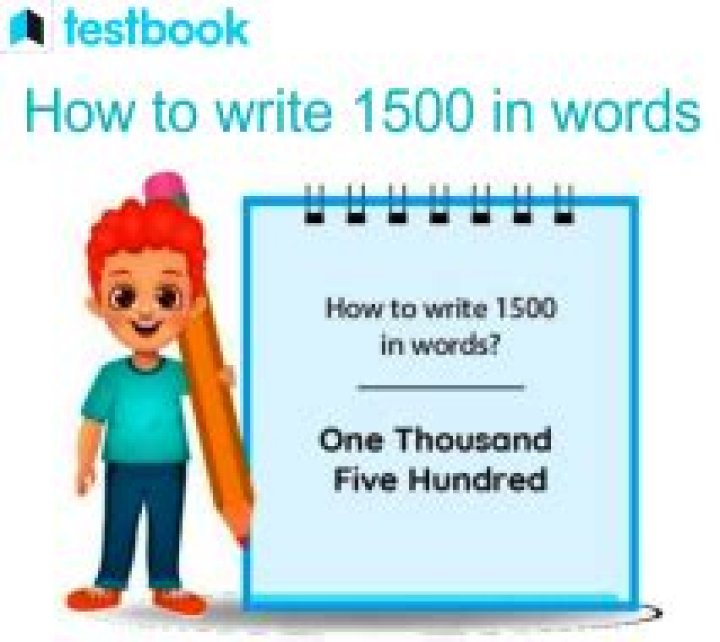 How do you write 1500 in words?