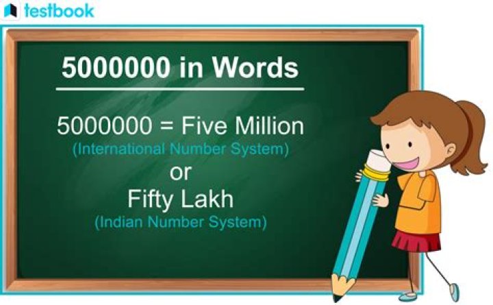 How do you write 5000000 in English?