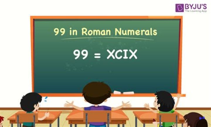 How do you write 99 in Roman numerals?