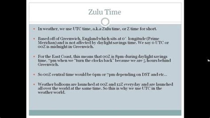 How do you write Zulu time?