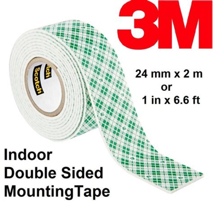 How does 3M double sided tape work?