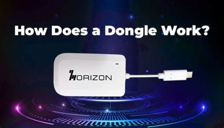 How does a dongle work with a mobile phone?