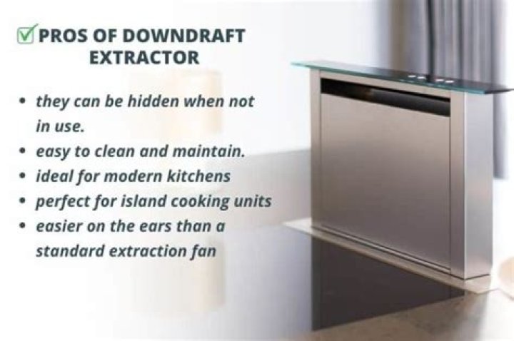 How does a downdraft extractor work?