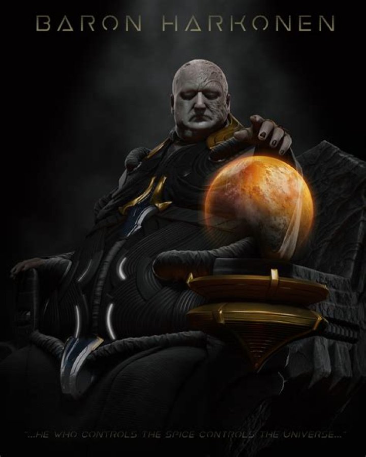 How does Baron Harkonnen survive poison?