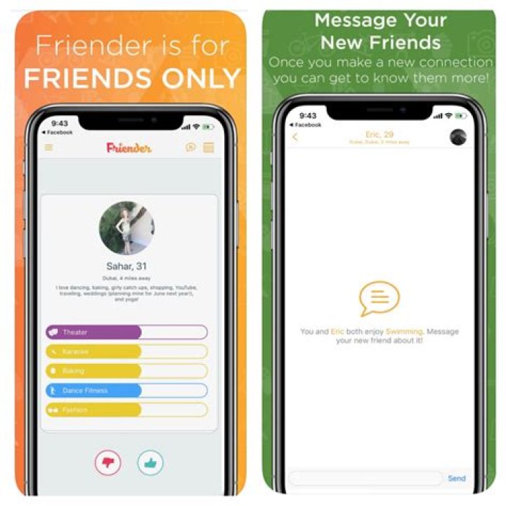 How does Friender app work?