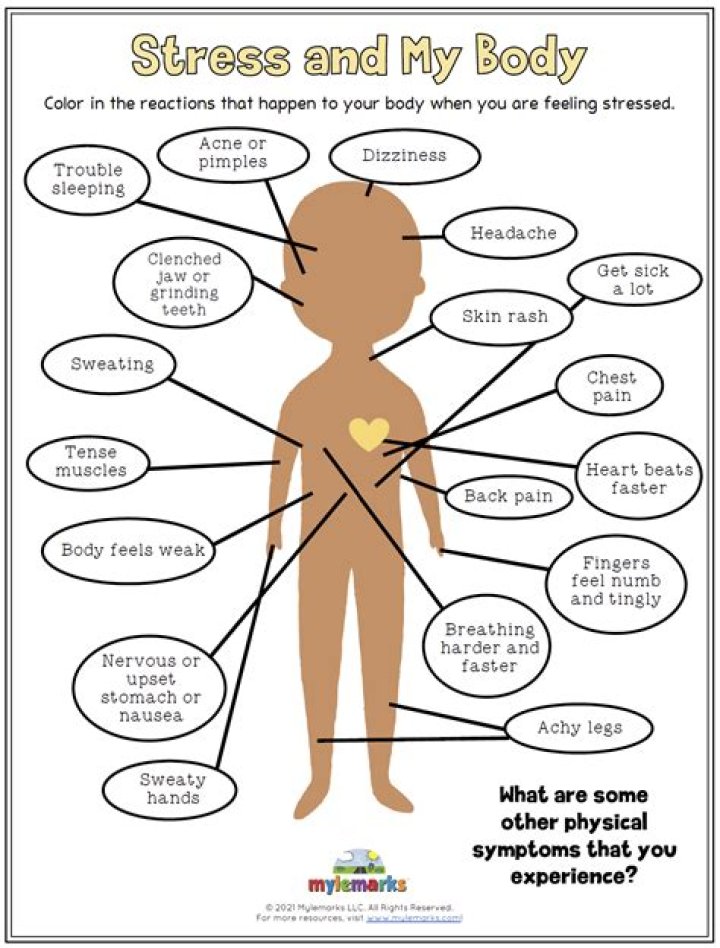 How does stress feel in your body?