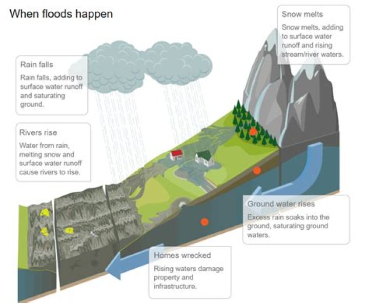 How does the rain clean the earth Class 11?